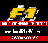 Заставка игры F1: World Championship Edition